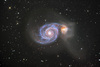 美麗的 M51 星雲