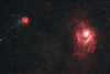 M8礁湖星雲+M20三裂星雲