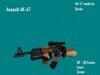 紅外線+狙鏡的AK和M4和一把短的AK( ..