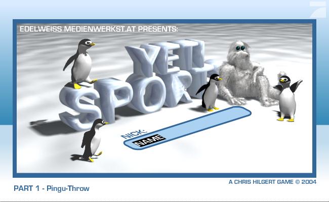 Yetisports Games - Pingu Throw